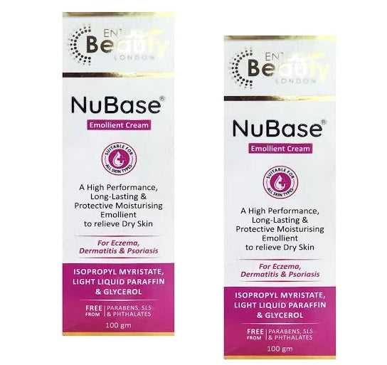 NuBase Moisturising Emollient Cream For Dry Skin, 100gm