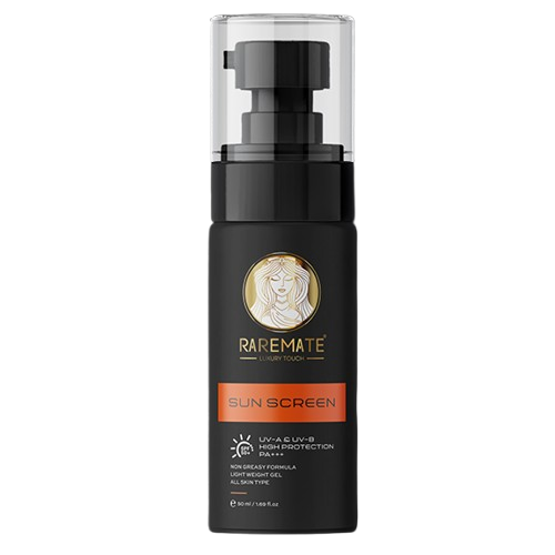 Raremate Sunscreen Spf 50+ UV-A & UV-B High Protection PA+++ , 50ml