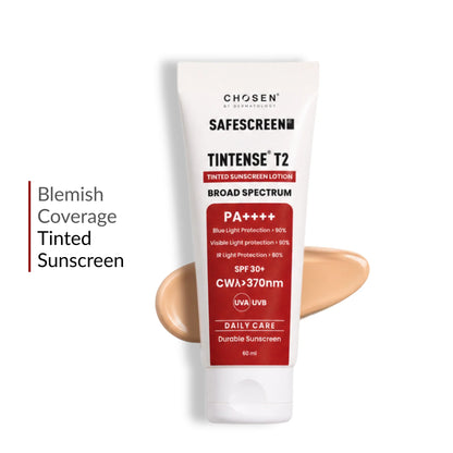 Safescreen Tintense T2 Tinted Sunscreen Lotion SPF 30+ PA++++ 60ml