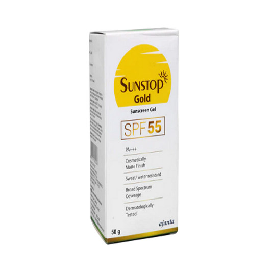 SunStop Gold Sunscreen Gel SPF 55 PA+++, 50GM