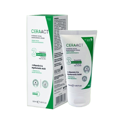 Actium Plus CERAACT Intensive Facial Moisturizing Cream, 50ml
