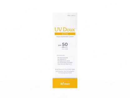 UV Doux D-Tan Aqua Sunscreen Lotion SPF 50 PA++++