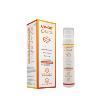UV OFF CERA Sunscreen SPF 80, 50gm