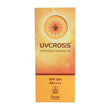 Uvcross SPF 50+ Anti-Pollution Sunscreen Gel ( 50 gm )