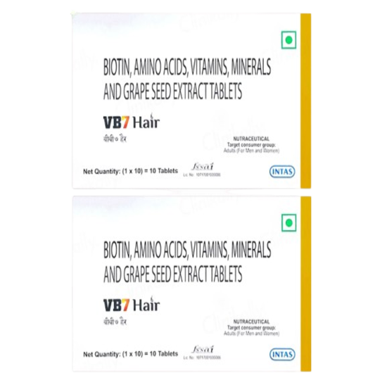 VB7 Hair Tablet (1 x 10 Tab) (pack of 2)