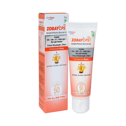 Zoray CPS Sunscreen Gel SPF 50 PA+++ 50gm
