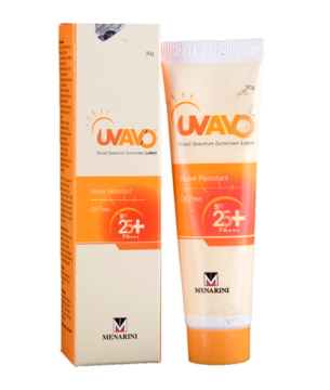 UVAVO SPF 25+ Sunscreen Lotion, 75g