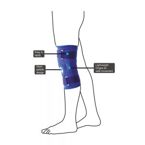 HINGED KNEE BRACE (NEOPRENE)