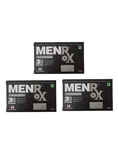 Menrox Charcoal Soap (Pack of 3)
