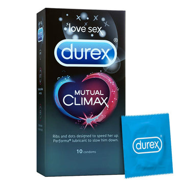 DUREX MUTUAL CLIMAX CONDOMS Condom (10 COUNT)