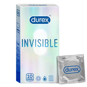 Durex Invisible Super Ultra Thin Condom (COUNT) (PACK OF 3)