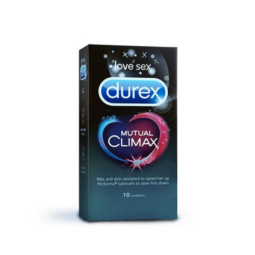 DUREX MUTUAL CLIMAX CONDOMS Condom (10 COUNT)