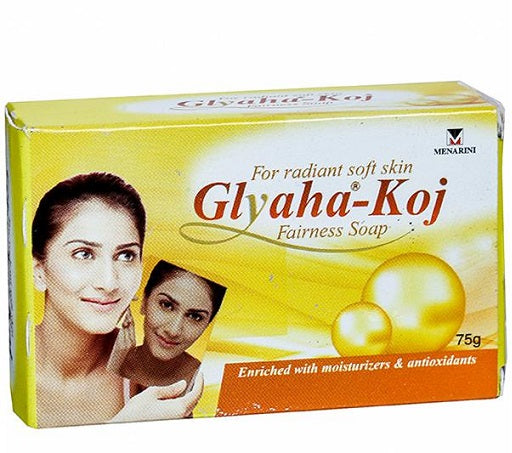 Glyaha-Koj Fairness Soap 75gm,  PACK OF 3