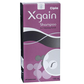Xgain Shampoo 2 in 1 Volumizing Formula Ph. Balanced, (100 ml)
