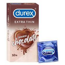 Durex Extra Thin Condom (Intense Chocolate) (10 COND) (PACK OF 5)