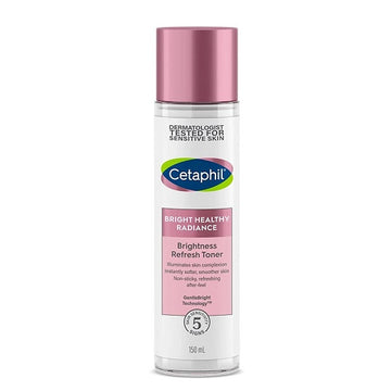 Cetaphil Bright Healthy Niacinamide Vitamin B3 Sea Daffodil Extract Radiance Refresh Toner Cream, - White, 150 ml