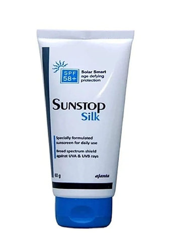 Ajanta Sunstop Silk Sun Protection From UVA/UVB SPF 58+ (60 GM)