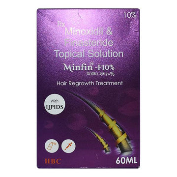 Minfin F 10% Hair growth solution ( 60ml)
